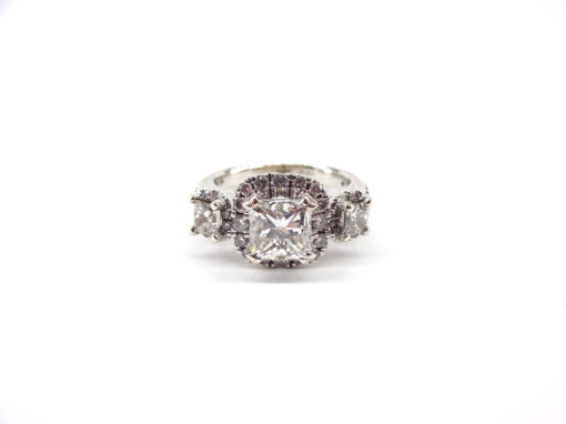 Michael Moses Jewelers, Newport Beach California Fine Jewelry Store, 14k White Gold Diamond Ring