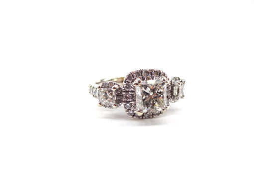 Michael Moses Jewelers, Newport Beach California Fine Jewelry Store, 14k White Gold Diamond Ring