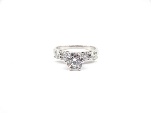 Michael Moses Jewelers, Newport Beach Fine Jewelry Store, 14k White Gold Diamond Engagement Ring