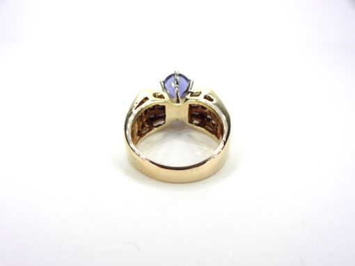 Michael Moses Jewelers, Newport Beach Jewelry Store, Iolite/Diamond Ring