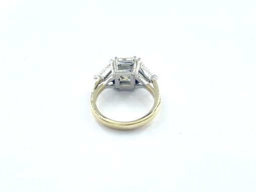 Michael Moses Jewelers, Jewelry Store Newport Beach California, 18k yellow gold/Platinum Diamond Ring