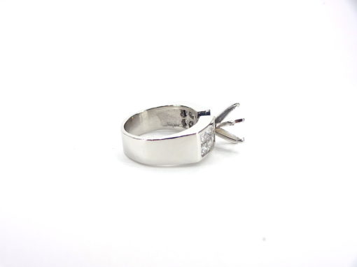Michael Moses Vault, Newport Beach Jewelry Store, platinum Diamond Semi-Mounting