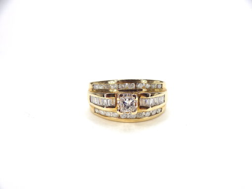 Michael Mopses Vault, Newport Beach Jewelry Store, 14k Yellow Gold Diamond RIng