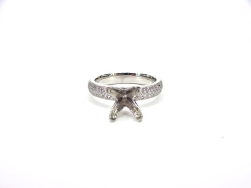 Michael Moses Vault, Newport Beach Jewelry Store, Platinum diamond Semi-Mounting Ring
