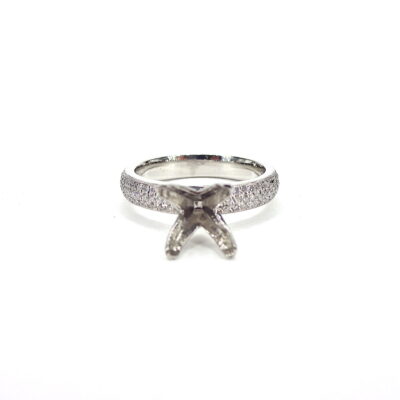 Michael Moses Vault, Newport Beach Jewelry Store, Platinum diamond Semi-Mounting Ring