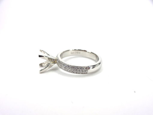 Michael Moses Vault, Newport Beach Jewelry Store, Platinum diamond Semi-Mounting Ring