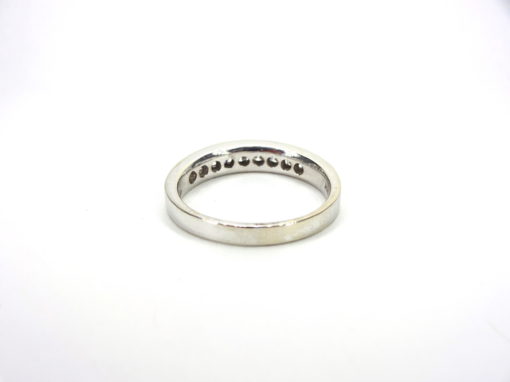 Michael Moses Vault, Newport Beach Jewelry Store, 14k White Gold Diamond Mens Band