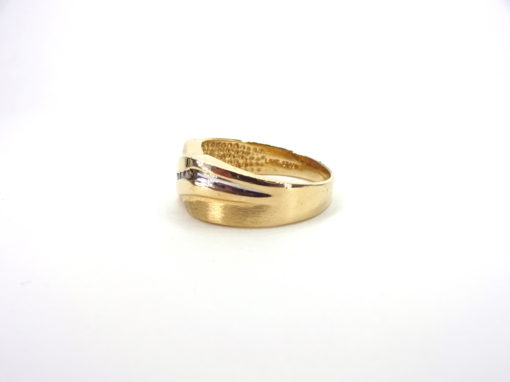 Michael Moses Vault, Newport Beach Jewelry Store, 14k Yellow Gold Mens Diamond Band