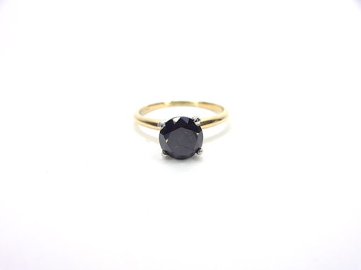 Michael Moses Jewelers, Newport Beach jewelry Store,14k Yellow Gold Black Diamond Ring