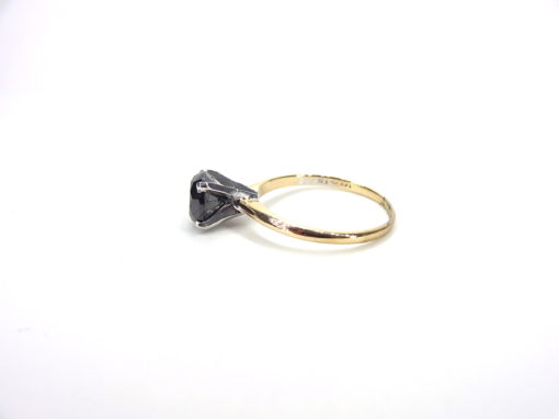 Michael Moses Jewelers, Newport Beach jewelry Store,14k Yellow Gold Black Diamond Ring