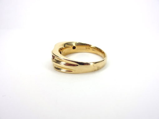 Michael Moses Vault, Newport Beach Jewelry Store, 14k Yellow Gold Diamond Mens Ring