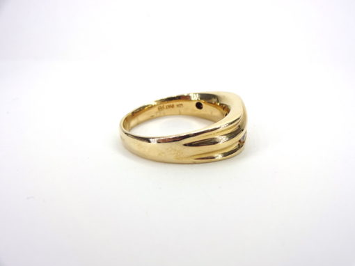 Michael Moses Vault, Newport Beach Jewelry Store, 14k Yellow Gold Diamond Mens Ring