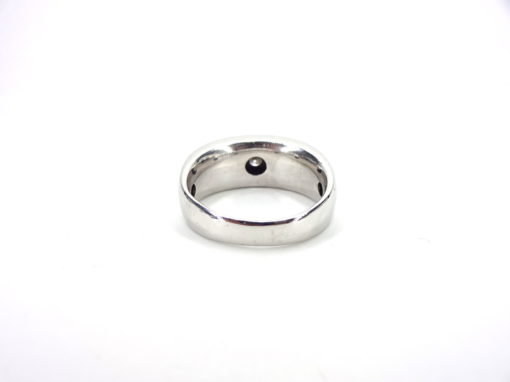 Michael Moses Vault ,Newport Beach Jewelry Store, 14k White Gold Mens Diamond Band