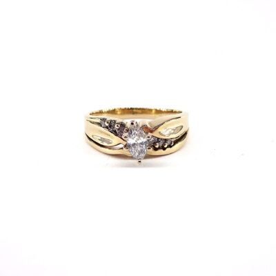 Michael Moses Jewelers, Newport Beach Jewelry Store, 14k Yellow Gold Diamond Ring