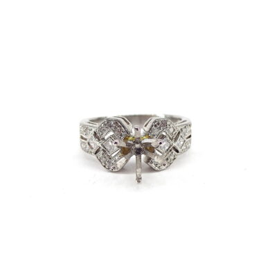 Michael Moses Vault, Newport Beach Jewelry Store, Platinum diamond Semi-Mounting