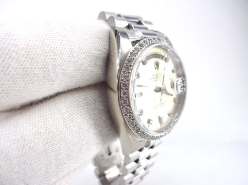 Michael Moses Vault, Newport Beach California Jewelry Store,18k White Gold Rolex President, 1979