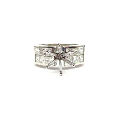 Michael Moses Vault, Newport Beach Fine Jewelry Store, Platinum Diamond Semi-Mounting