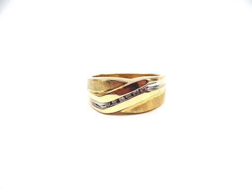 Michael Moses Vault, Newport Beach Jewelry Store, 14k Yellow Gold Diamond Mens Ring