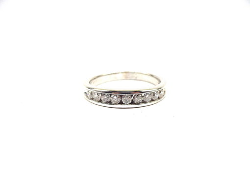 Michael Moses Vault, Newport Beach Jewelry Store, 14k White Gold Diamond Mens Band