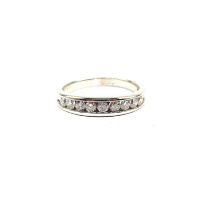 Michael Moses Vault, Newport Beach Jewelry Store, 14k White Gold Diamond Mens Band
