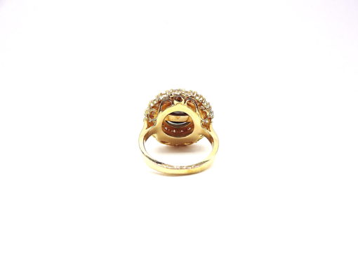 Michael Moses Vault, Newport Beach Fine Jewelry Store, Cultured Tahitian Pearl/Diamond Ring