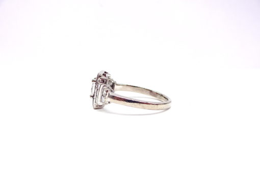 Ruby/Diamond Ring ,Michael Moses Vault, Newport Beach Jewelry Store, 18k White Gold Ruby/Diamond Ring