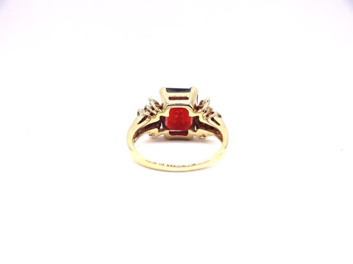 Michael Moses Vault, Newport Beach California Fine Jewelry Store, Garnet/Diamond Ring