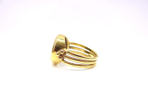 Michael Moses Vault, Newport Beach California Fine Jewelry Store, 18k Yellow Gold Ancient Coin Ring