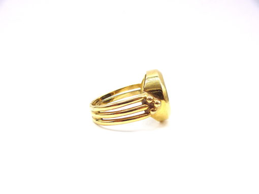 Michael Moses Vault, Newport Beach California Fine Jewelry Store, 18k Yellow Gold Ancient Coin Ring