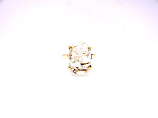 Michael Moses vault, Newport Beach California Fine Jewelry Store, 18k Yellow Gold Quartz Ring