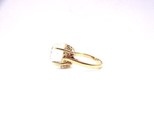 Michael Moses vault, Newport Beach California Fine Jewelry Store, 18k Yellow Gold Quartz Ring