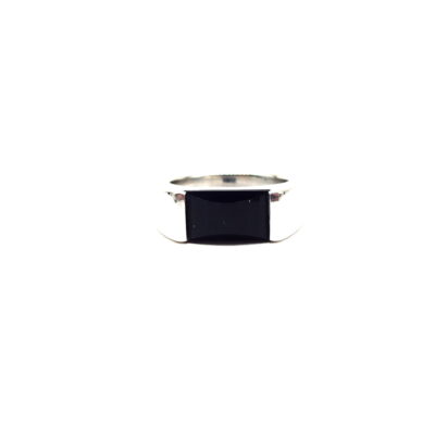 Michael Moses Vault, Newport Beach California Fine Jewelry Store, Montblanc Sterling Silver Onyx Ring