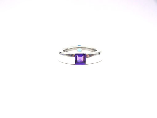 Michael Moses Vault, Newport Beach California Fine Jewelry Store, Sterling Silver montblanc Amethyst/topaz Ring