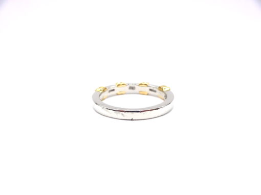 Michael Moses Vault, Newport Beach California Fine Jewelry Store, two-tone Platinum/18k Yellow Gold Band