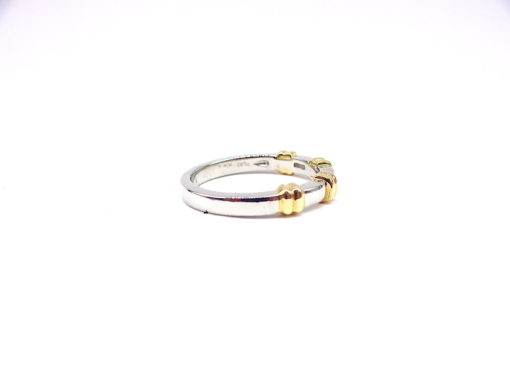 Michael Moses Vault, Newport Beach California Fine Jewelry Store, two-tone Platinum/18k Yellow Gold Band