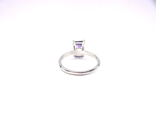 Michael Moses Vault , Newport Beach Fine Jewelry Store, 14k White Gold Amethyst Ring