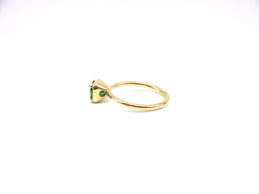 Michael Moses Vault, Newport Beach California Fine Jewelry Store, 18k Yellow Gold Emerald Ring