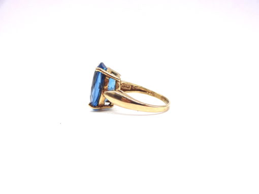Michael Moses Vault, Newport Beach California Fine Jewelry Store, 10k Yellow Gold Topaz Ring