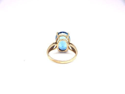 Michael Moses Vault, Newport Beach California Fine Jewelry Store, 10k Yellow Gold Topaz Ring